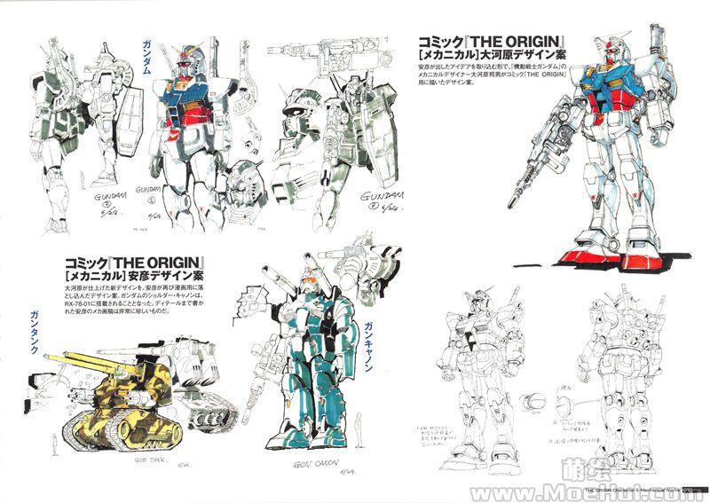 [画集]機動戦士ガンダムTHE ORIGIN キャラクター&メカニカルワークス 上巻 下卷