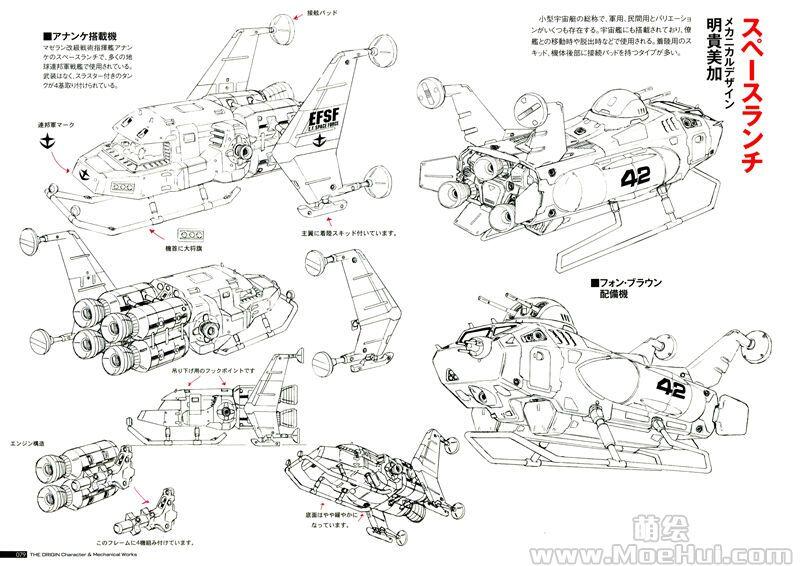 [画集]機動戦士ガンダムTHE ORIGIN キャラクター&メカニカルワークス 上巻 下卷