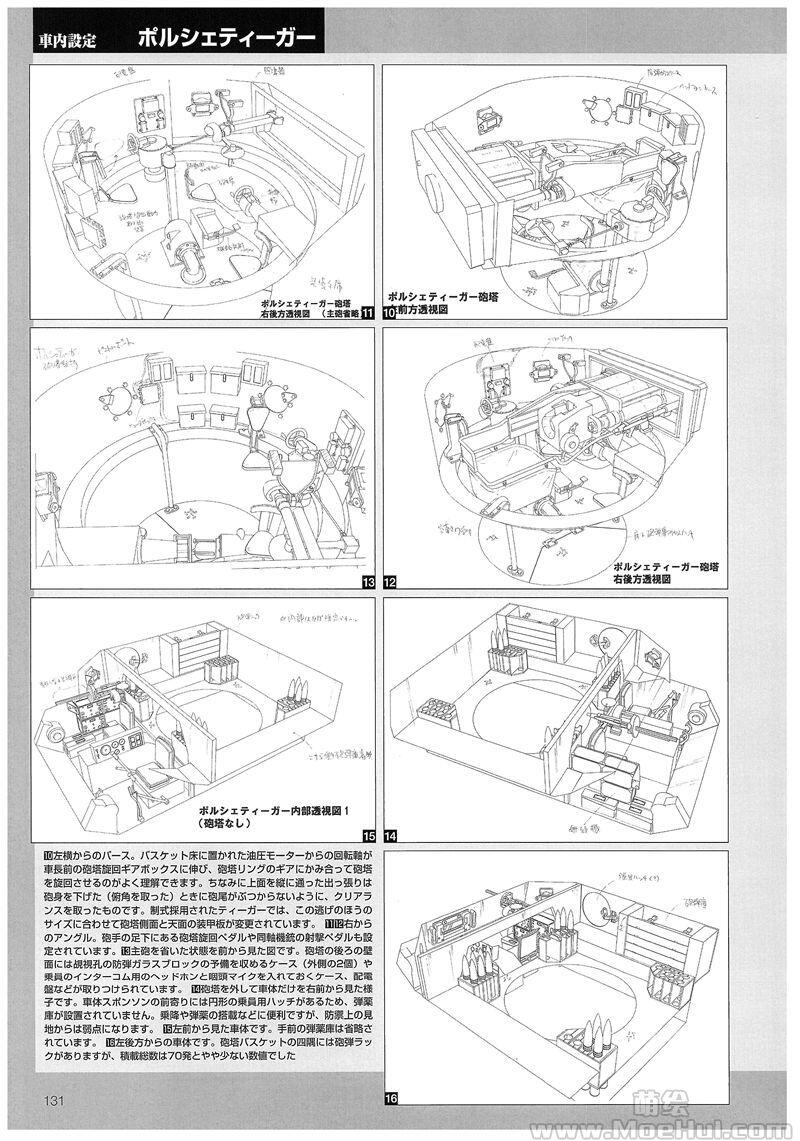 [画集]少女与战车 战车官方指南1-3