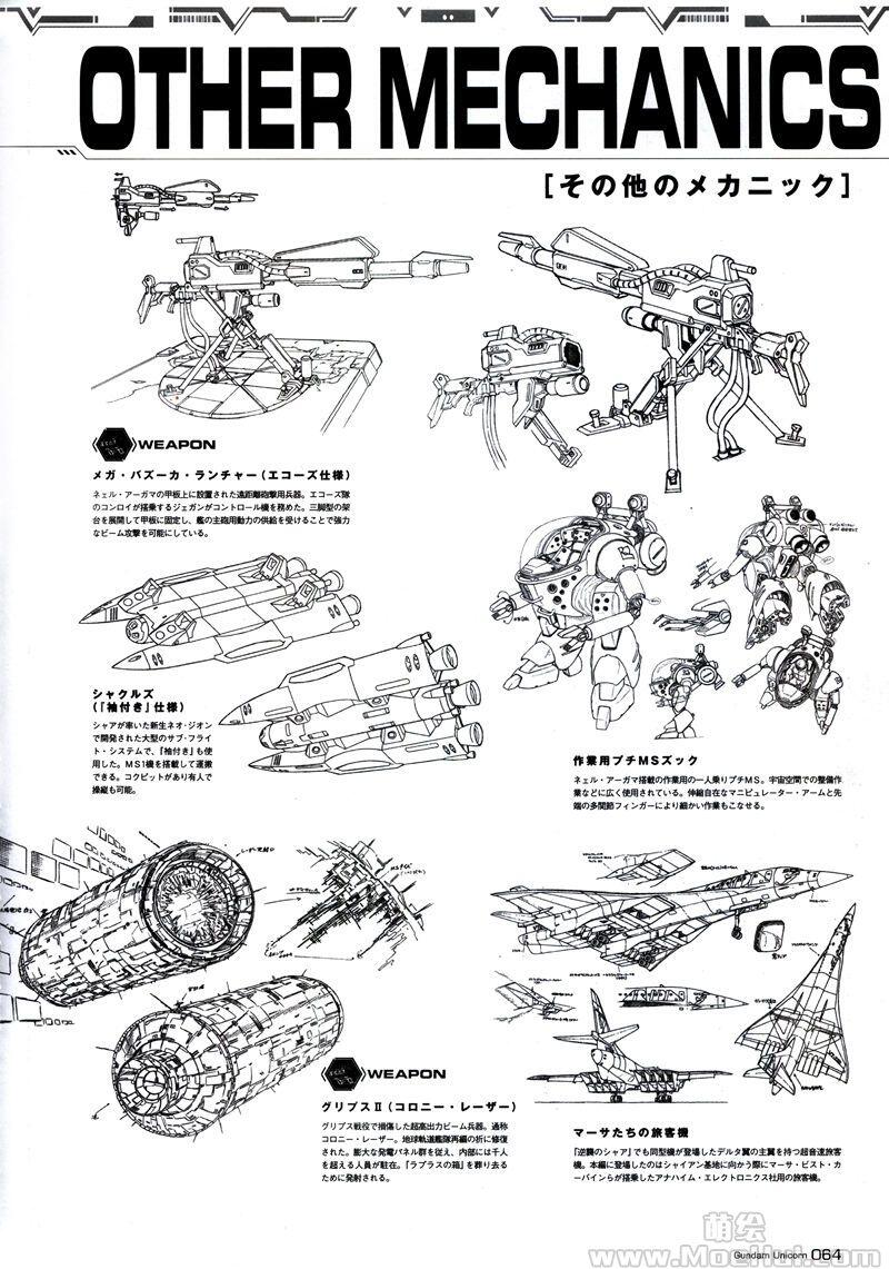 [画集]Mobile Suit Gundam Unicorn - Mechanics & World ep1-7