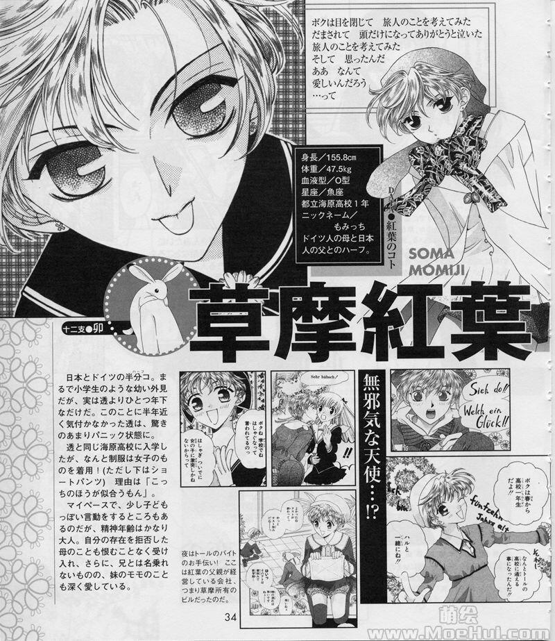 [画集][高屋奈月]Fruits Basket Character Book