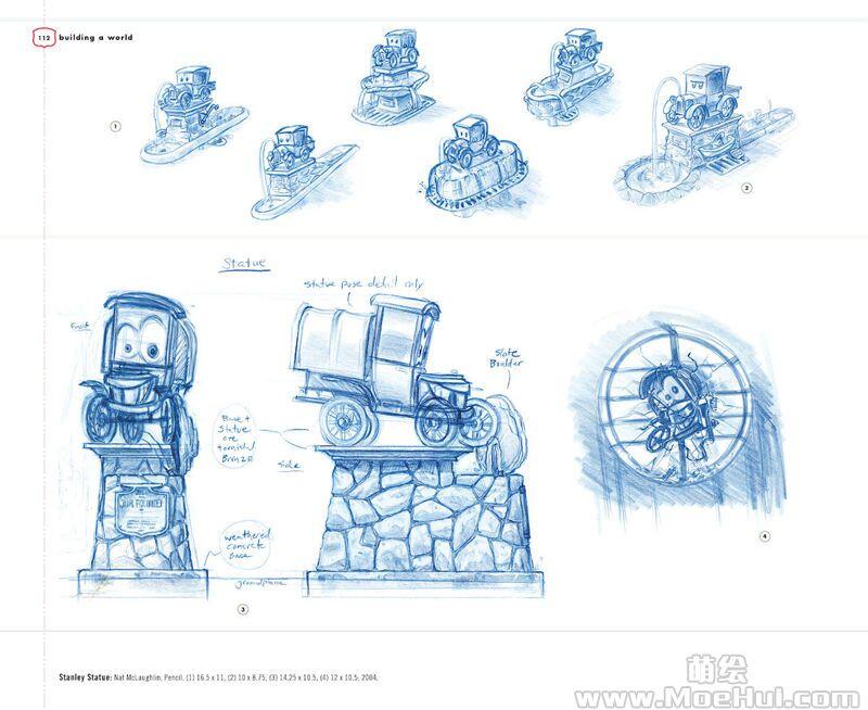 [画集]汽车总动员1-2 艺术设定集