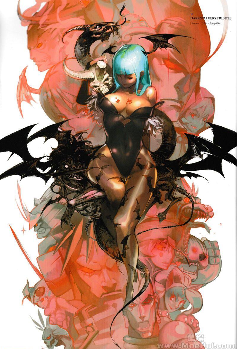 [画集]恶魔战士(Darkstalkers) 设定画集