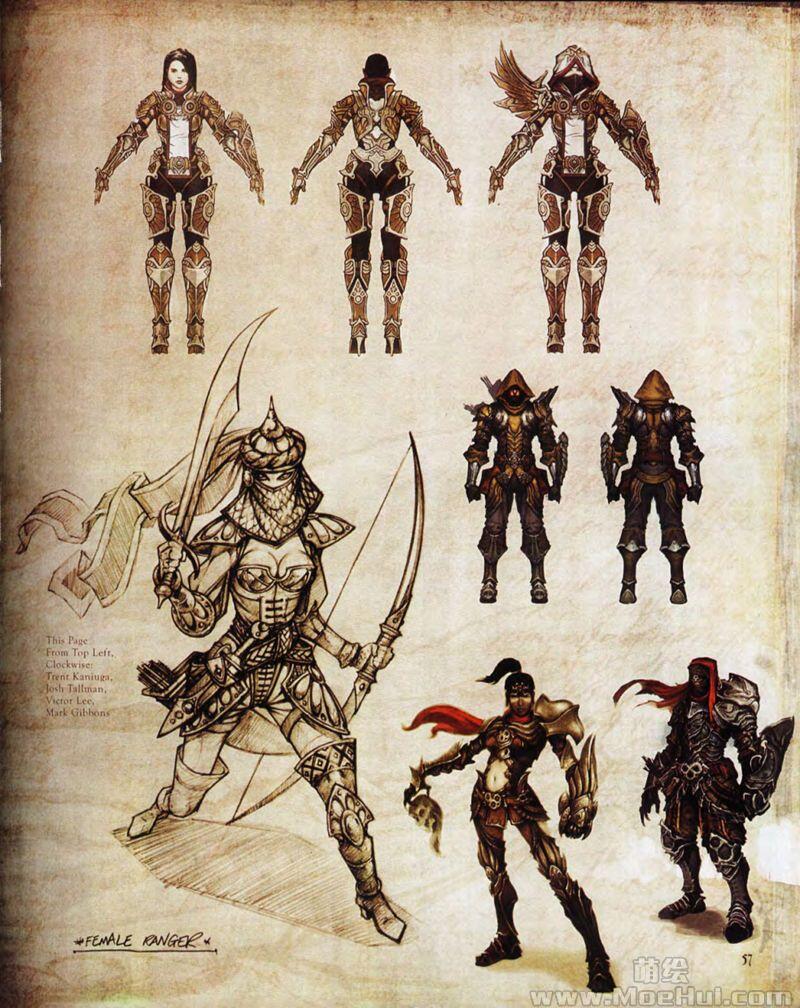 [画集]Diablo III 暗黑破坏神 3 设定画集