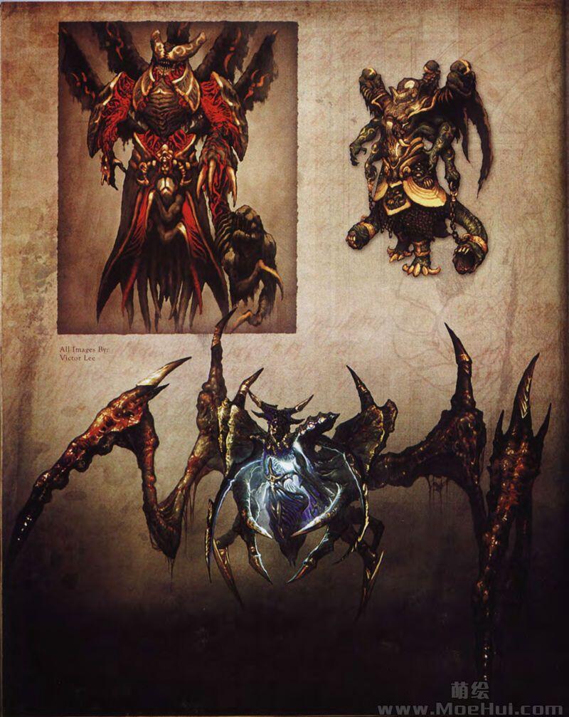 [画集]Diablo III 暗黑破坏神 3 设定画集