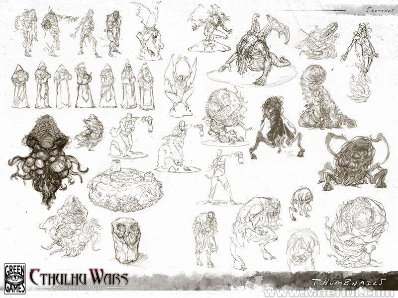 [画集][Richard Luong]Cthulhu Wars A Sandy Petersen Game