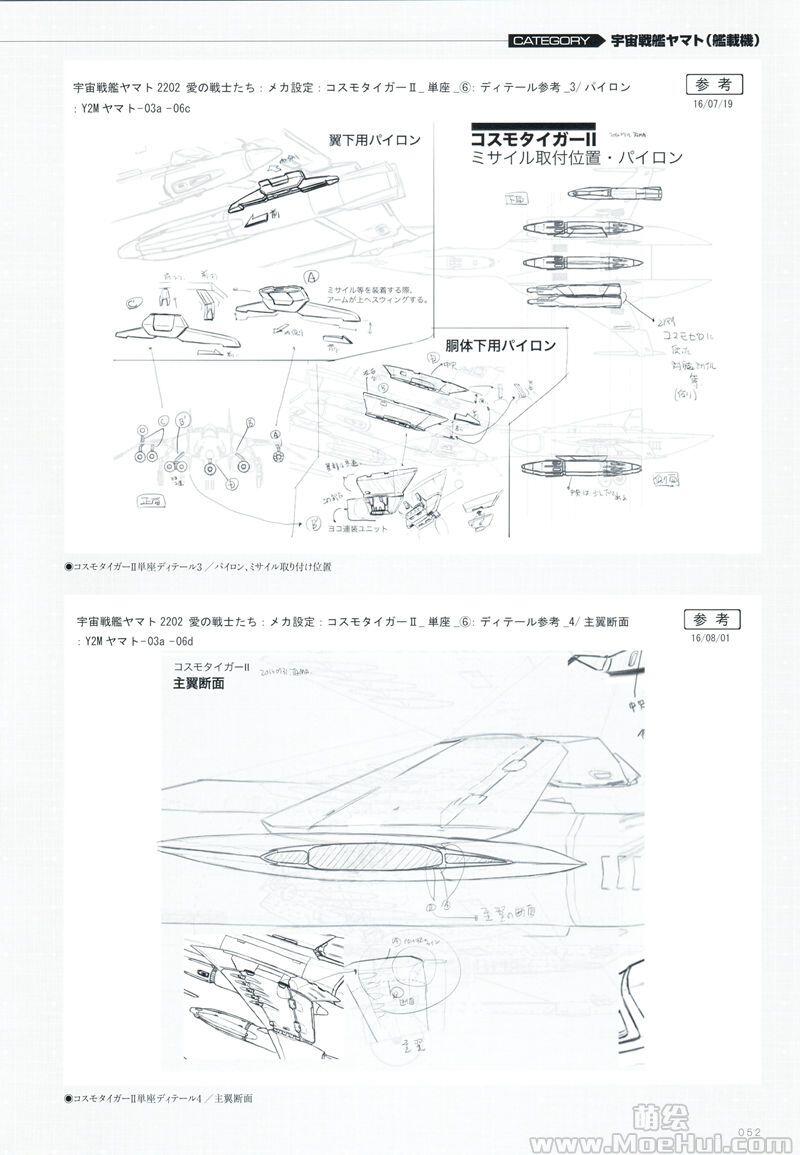 [画集]宇宙战舰大和号2202 爱的战士们 全纪录 设定篇 上下卷合集