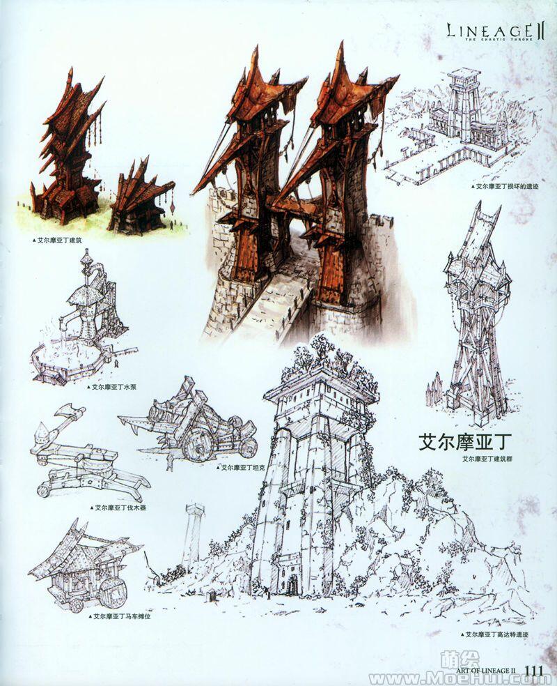 [画集]Art of Lineage II World Visual Guide Book 2nd Edition