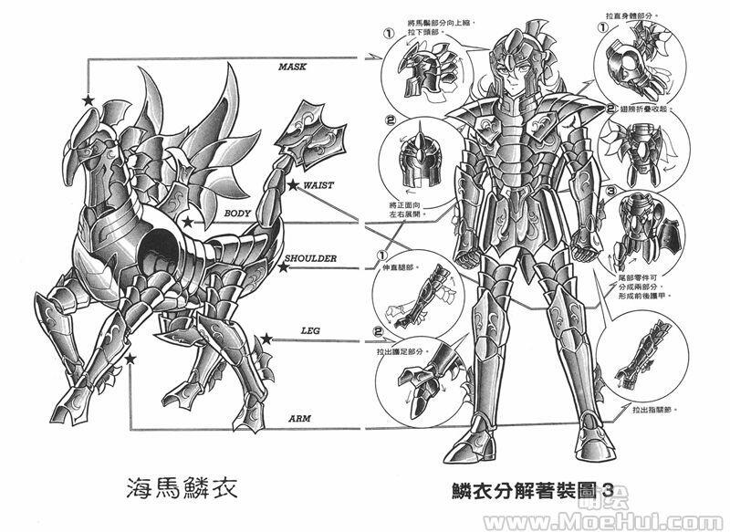 [画集]圣斗士 圣衣分解图 漫画版