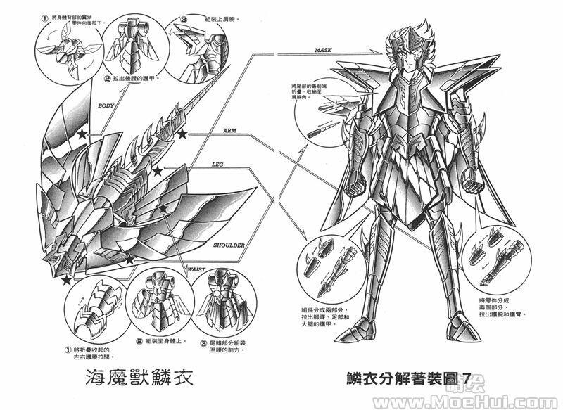 [画集]圣斗士 圣衣分解图 漫画版