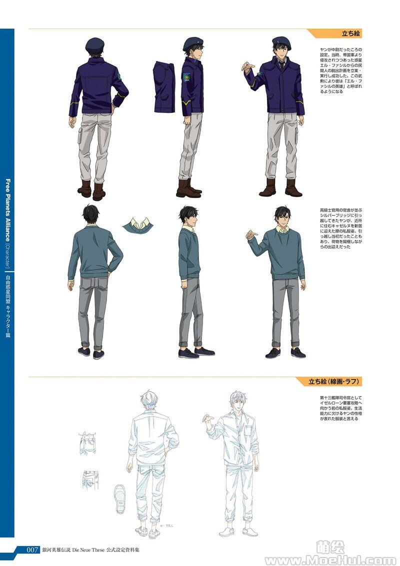 [画集]银河英雄传说 全新命题 公式设定资料集