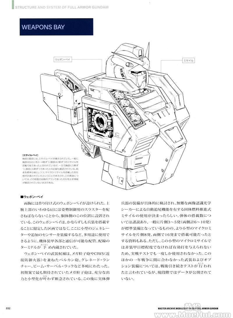 [画集]MASTER ARCHIVE MOBILESUIT FA-78-1 FULL ARMOR GUNDAM