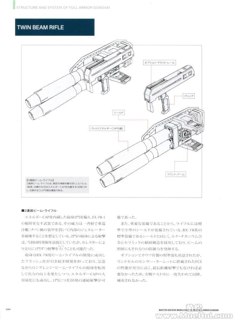 [画集]MASTER ARCHIVE MOBILESUIT FA-78-1 FULL ARMOR GUNDAM