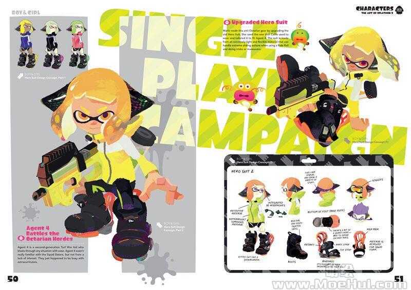 [画集]The Art of Splatoon 2 喷射战士2设定集