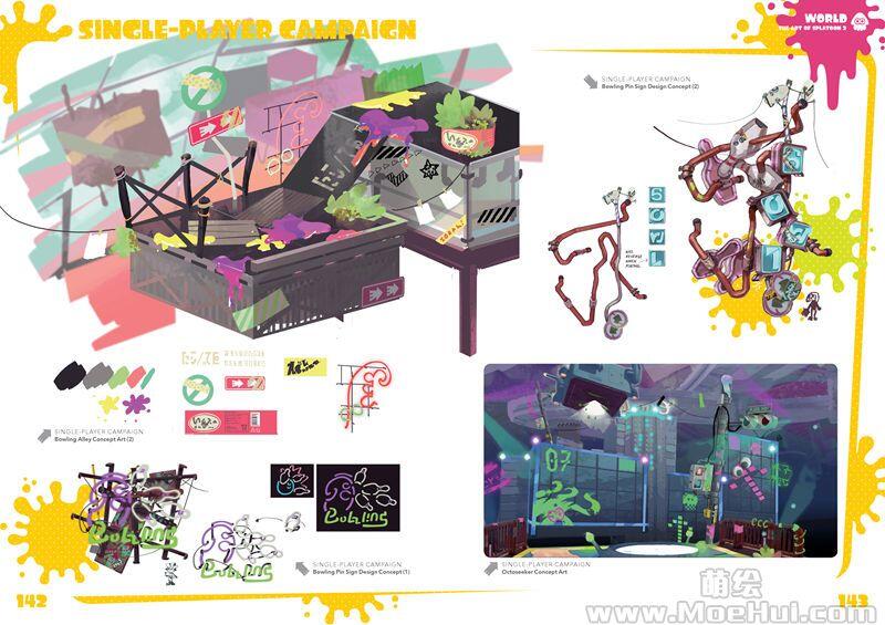 [画集]The Art of Splatoon 2 喷射战士2设定集