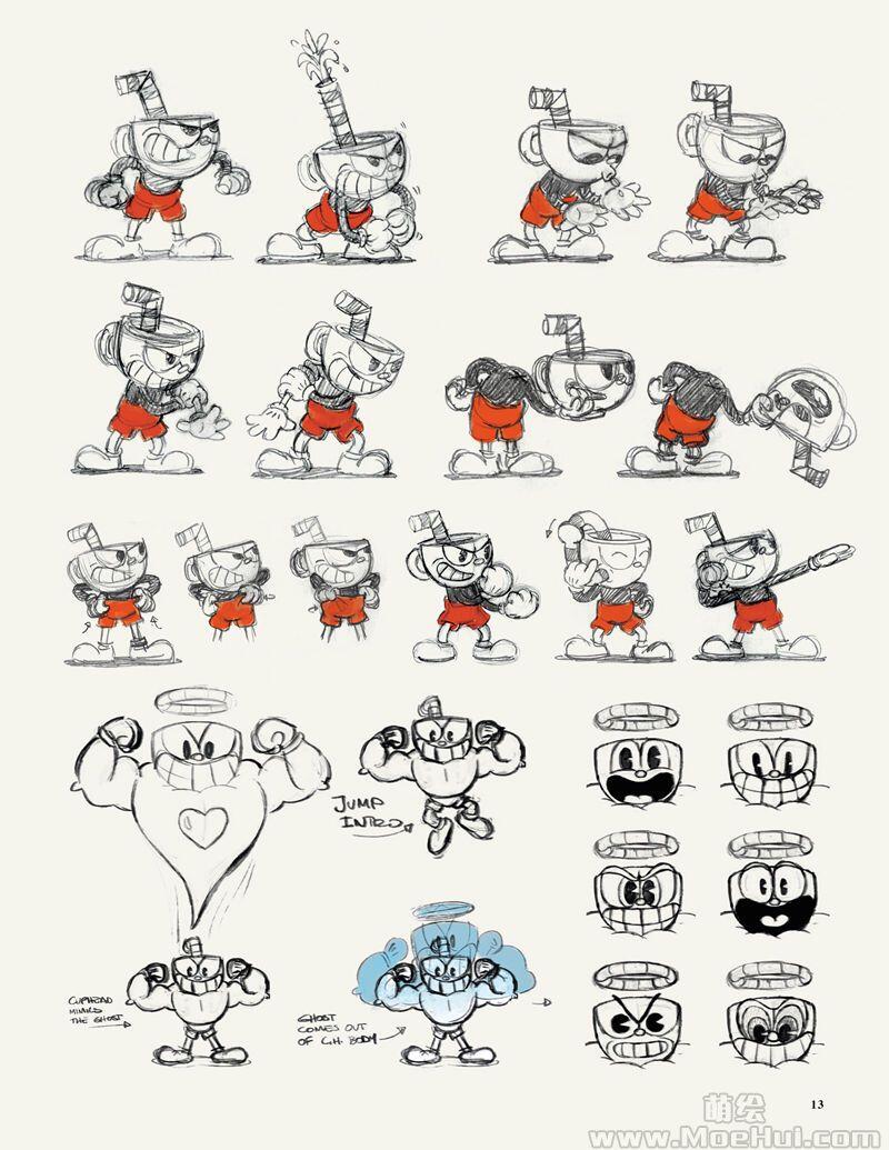 [画集]茶杯头设定画集 The Art of Cuphead