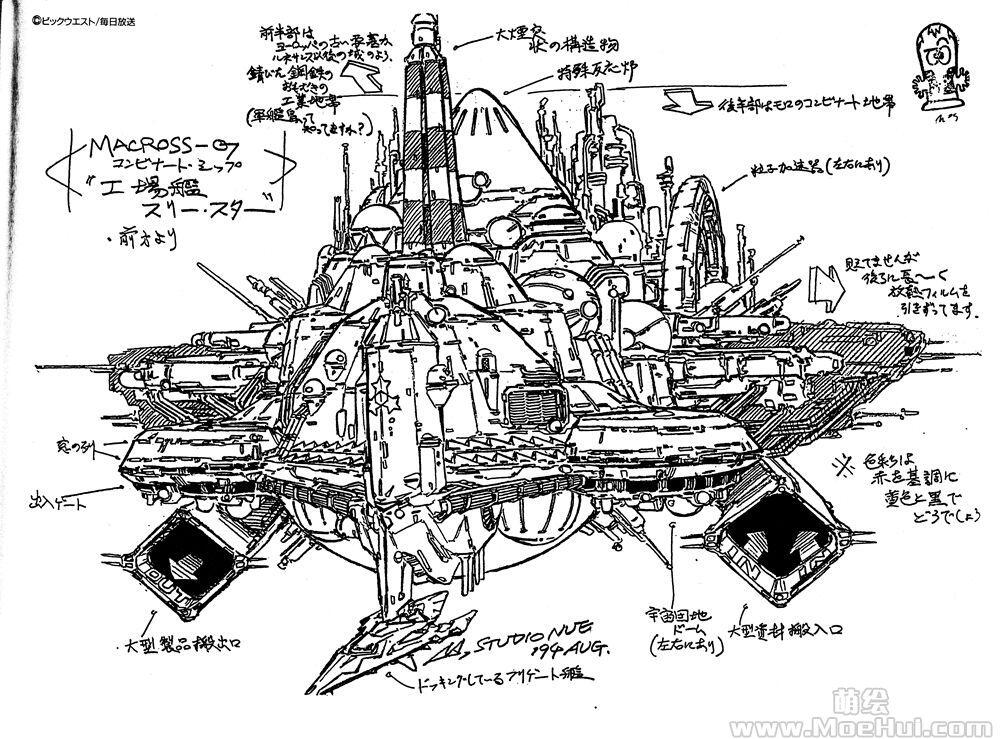 [线稿集]Macross 7 設定資料集