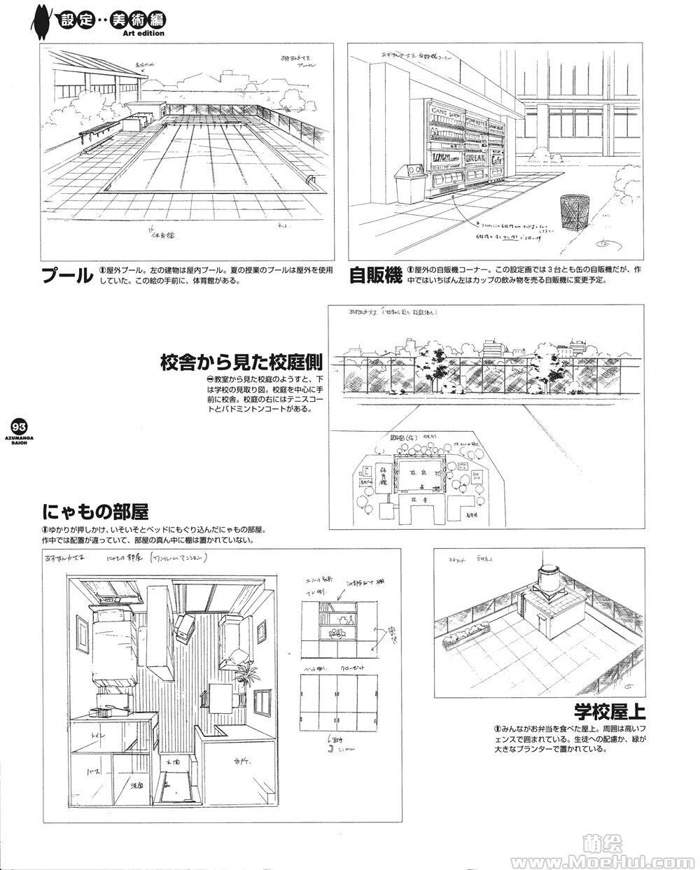 [新手练习线稿]阿滋漫画大王 人物 场景设定线稿