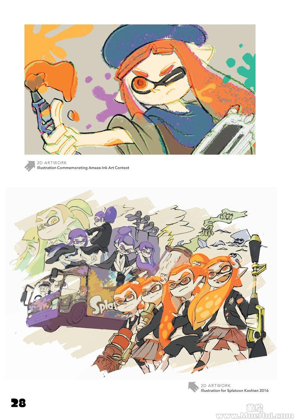 [画集]The Art of Splatoon 喷射战士设定集