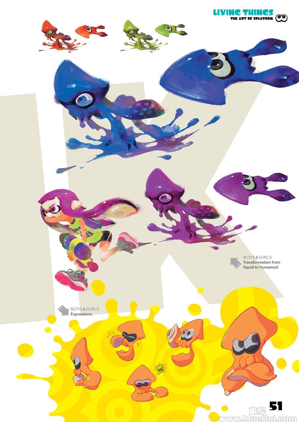 [画集]The Art of Splatoon 喷射战士设定集