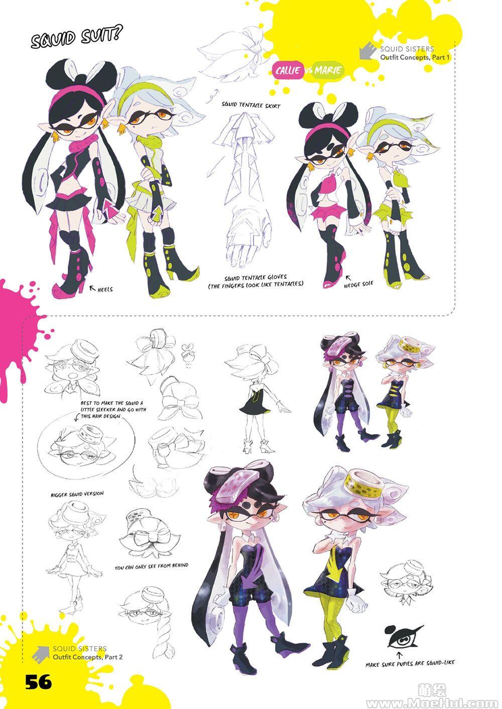 [画集]The Art of Splatoon 喷射战士设定集