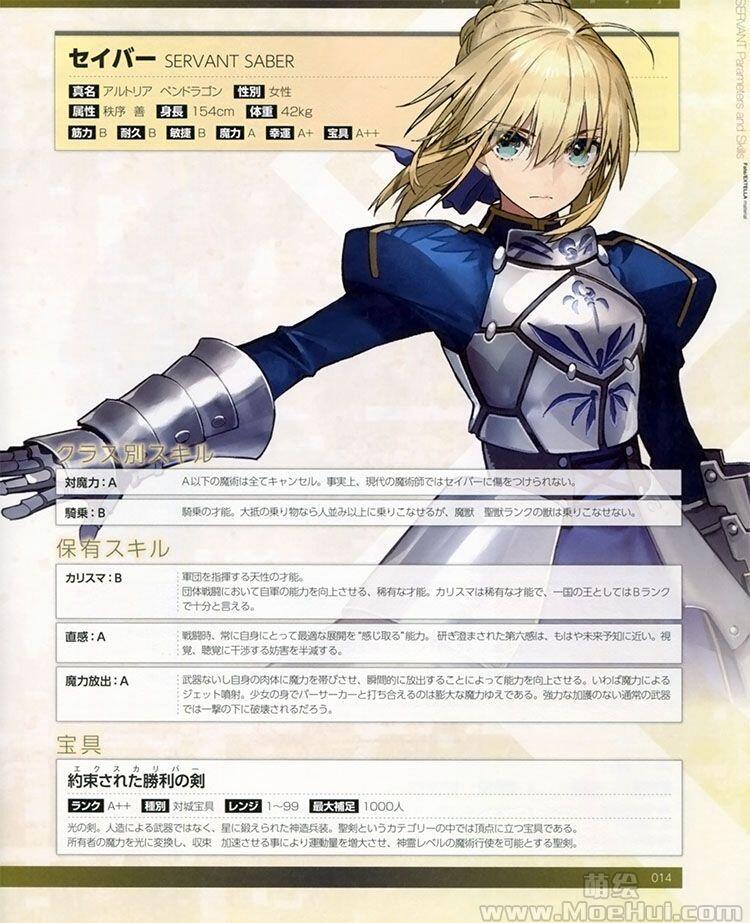 [画集]Fate/EXTELLA material 资料设定集