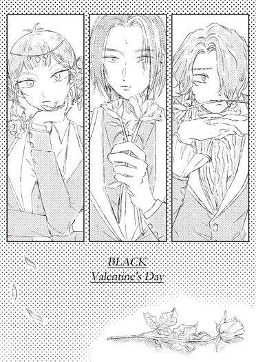 【薑餅人王國】《Black Valentine’s Day》(小料&貼紙SET)