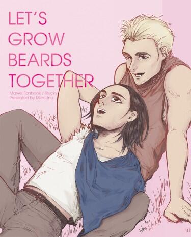 Let’s Grow Beards Together 盾冬漫畫插畫本