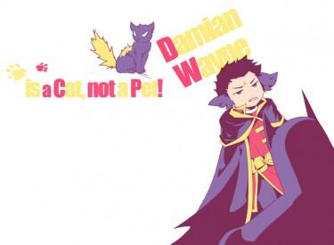 Damian Wayne is a Cat, Not a Pet!