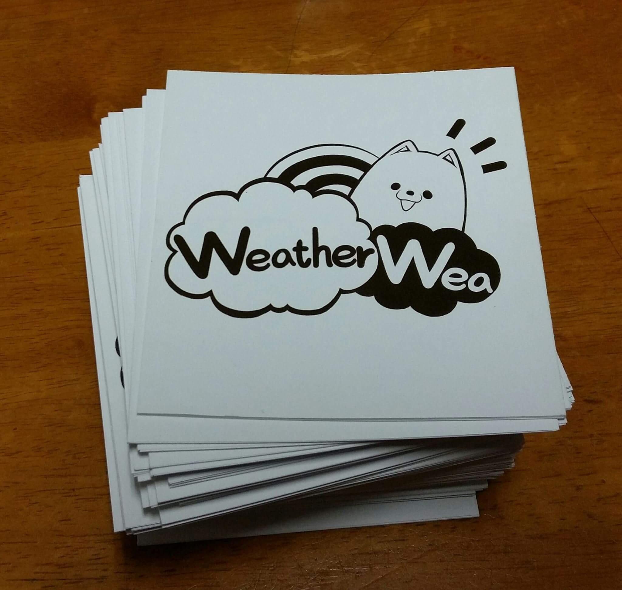 [WeatherWea天氣犬]博美犬貼圖小冊