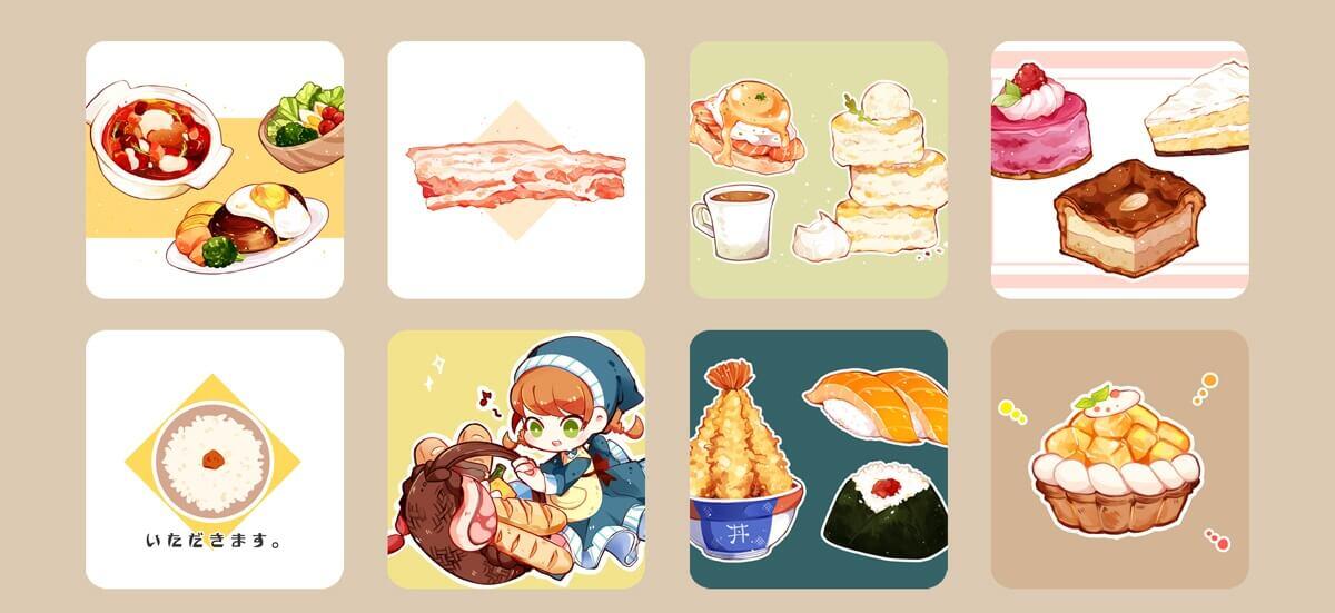 【食物插畫】Foods