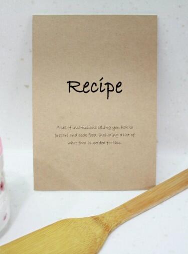 《Recipe》