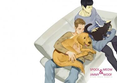 Spock Meow and Jimmy Woof