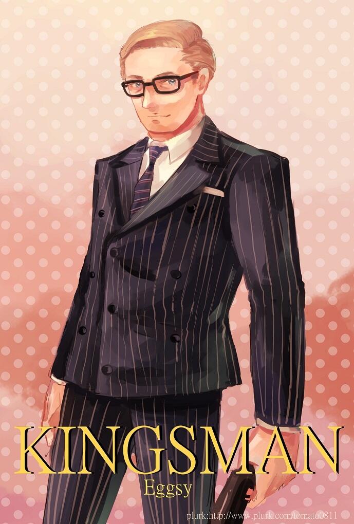 kingsman全彩小冊(含特點明信片)