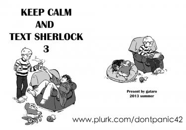 Keep Calm and Text Sherlock 3