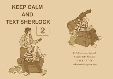 KEEP CALM AND TEXT SHERLOCK