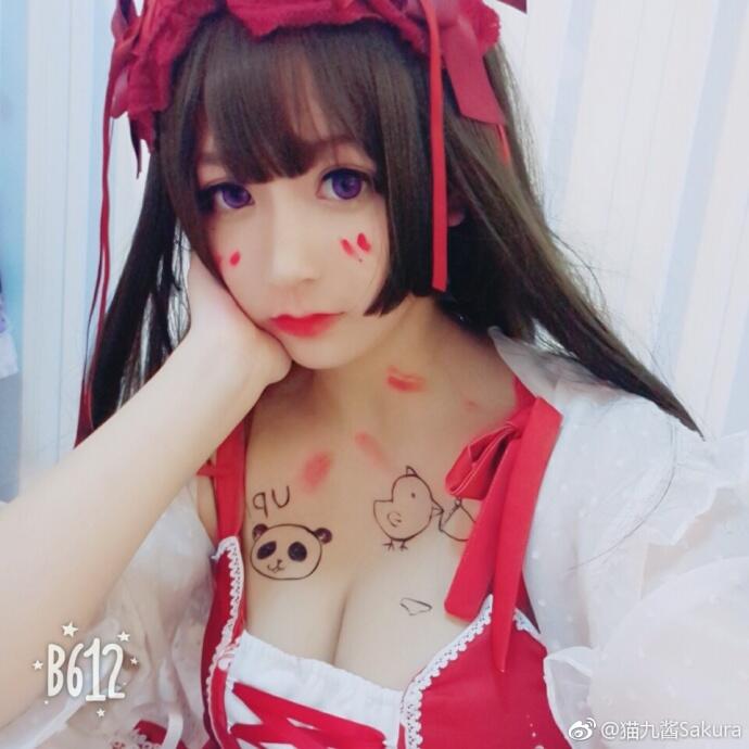 【软妹萌娘】童颜巨乳可爱主播猫九酱Sakura，晒出好身材！