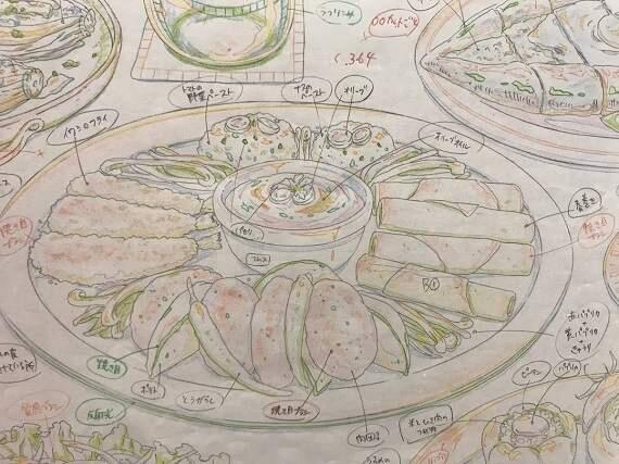 京阿尼的作画实力展示-紫罗兰永恒花园料理设定资料太惊人