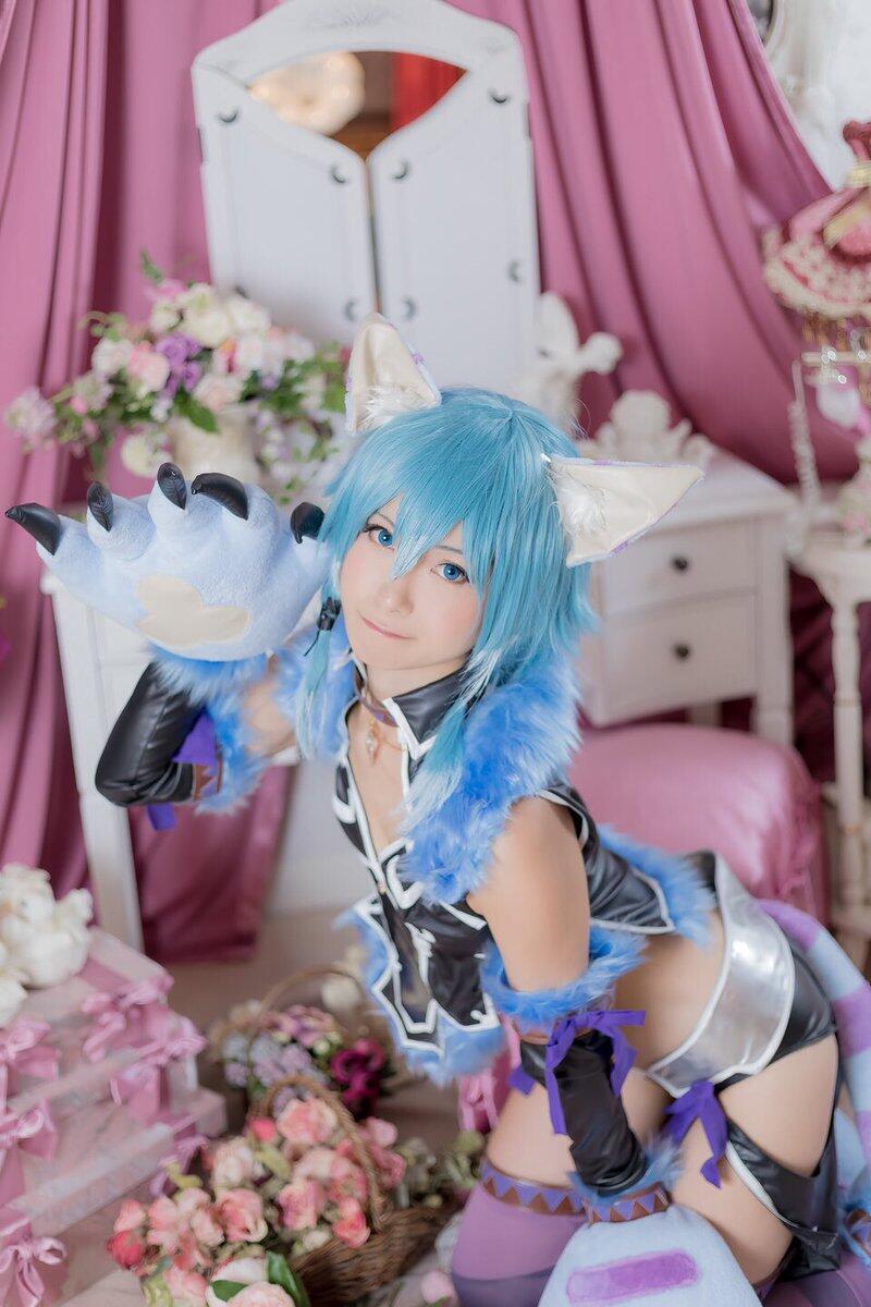 【软妹萌娘】筋肉少女Coser[なゆぺた]-看看这肌肉，在看看自己