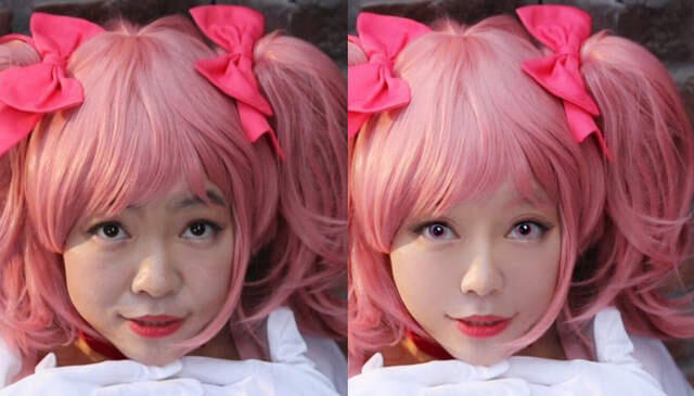 感受PS的力量吧《井本绚子COSPLAY恶搞大赛》网上的萌妹真的不可信