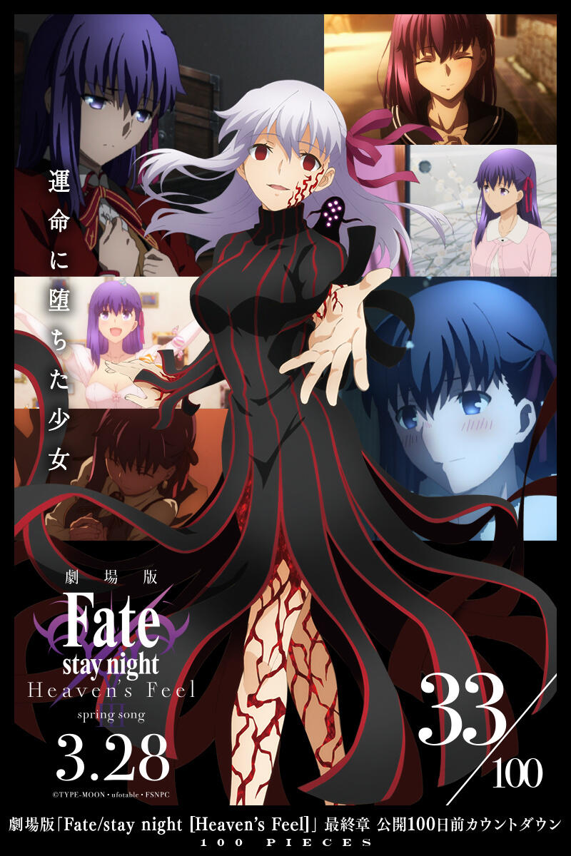 《Fate HF》剧场版最终章开播倒计时100天每日视觉图（33-27）