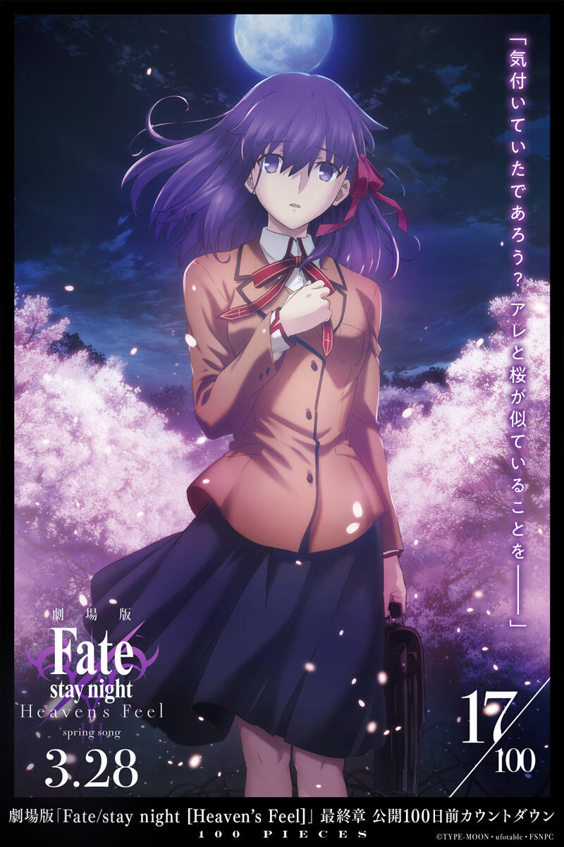 《Fate HF》剧场版最终章开播倒计时100天每日视觉图（19-13）