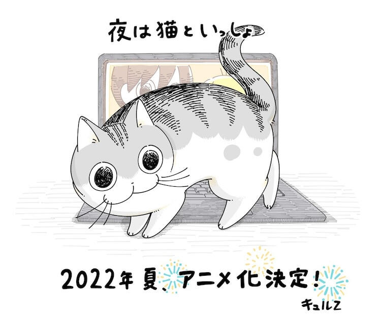 漫画《关于养猫我一直是新手》动画化，2022年夏季播出