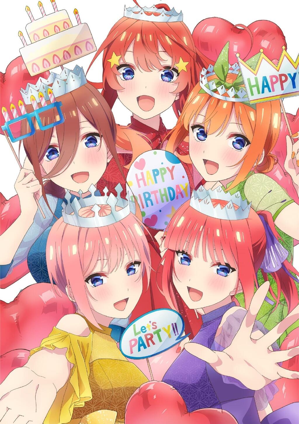 中野五姐妹的生日快乐！剧场版《五等分的新娘》正式预告公开，5月20日上映