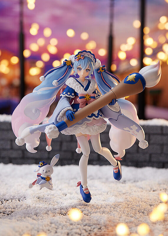 Max Factory《VOCALOID》初音未来 雪初音（雪未来）冬丽 figma 可动手办