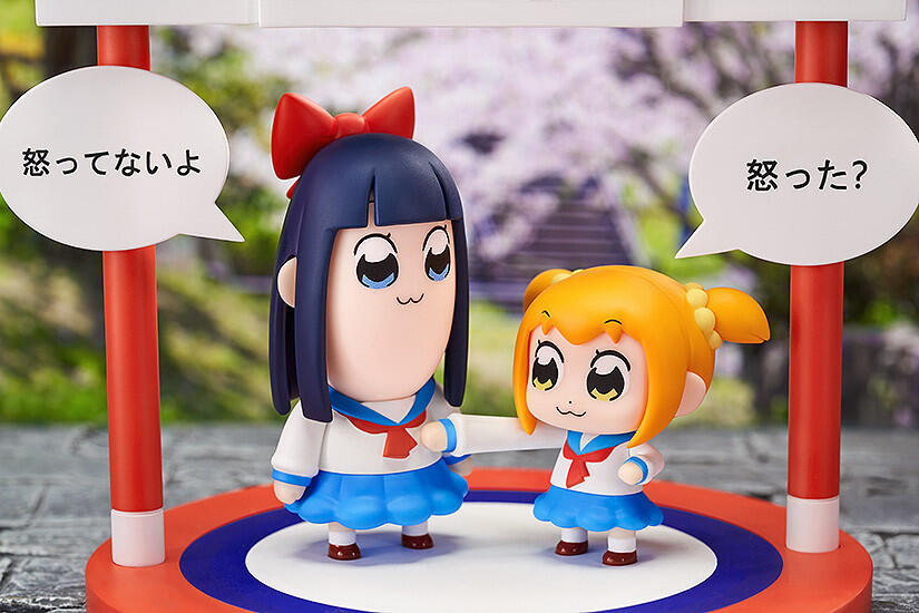 GSAS《POP TEAM EPIC》POP子与PIPI美 Q版场景手办