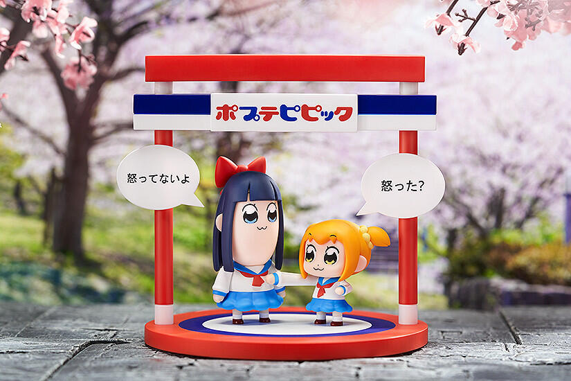 GSAS《POP TEAM EPIC》POP子与PIPI美 Q版场景手办