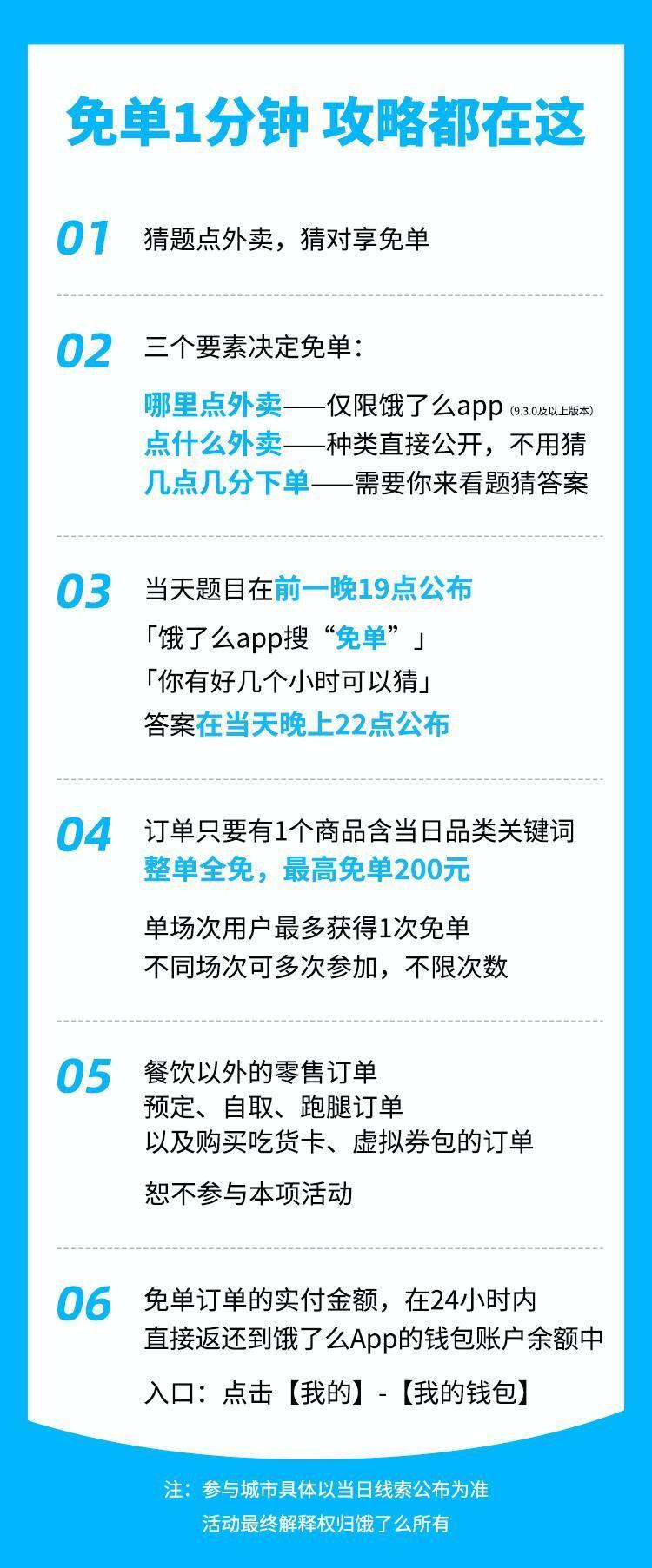 饿了么一分钟免单答案是什么？6月22日一分钟免单时间答案一览