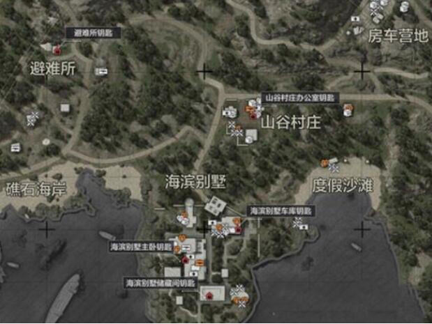 暗区突围山谷物资刷新点分布图