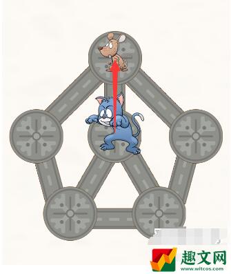 挑战烧脑第14关攻略-第14关猫抓老鼠图文攻略